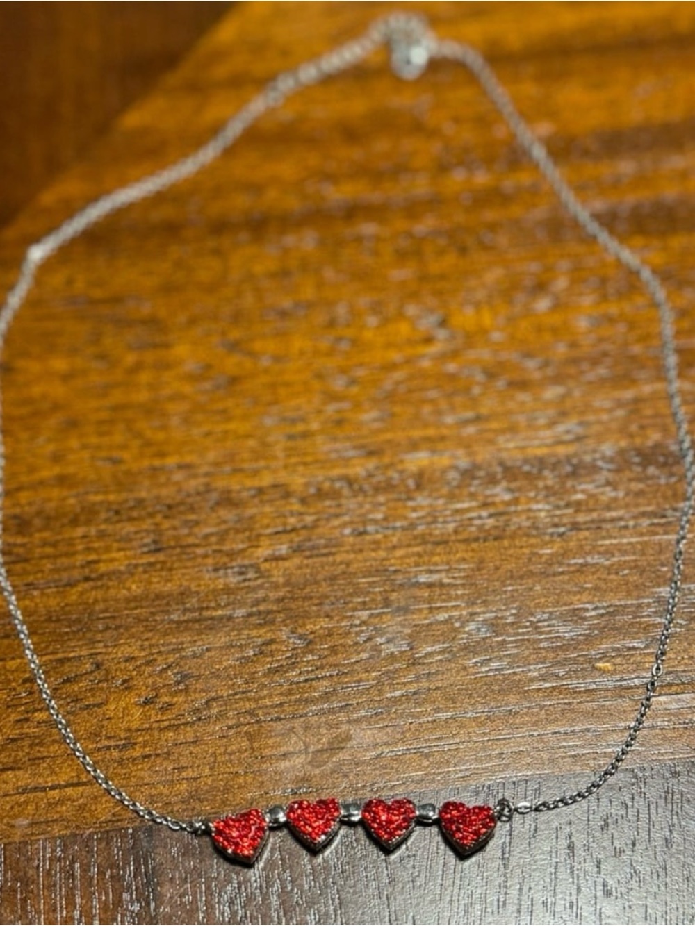 Reversible Heart and Clover Necklace